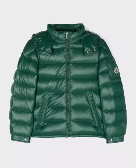 Зелений пуховик MONCLER KIDS Maya 8-14 років