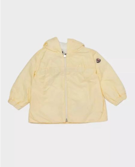 MONCLER KIDS Жовта куртка з капюшоном