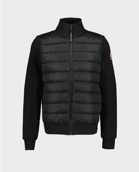 CANADA GOOSE Чорна куртка HyBridge Huron Jacket