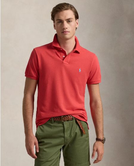 Сорочка-поло RALPH LAUREN Red Custom Slim Fit