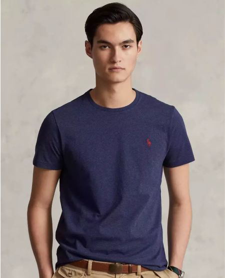 Сорочка з логотипом RALPH LAUREN Navy blue Custom Slim Fit