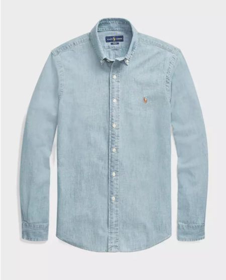 RALPH LAUREN Джинсова сорочка Chambray Slim Fit