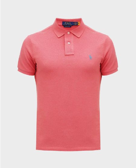 Сорочка-поло RALPH LAUREN Pink Custom Slim Fit