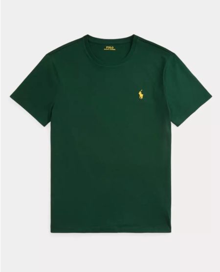 Зелена футболка RALPH LAUREN Custom Slim Fit