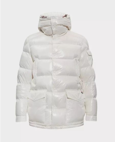 MONCLER Біла пухова куртка