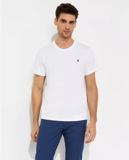 RALPH LAUREN Біла футболка з логотипом Slim Fit