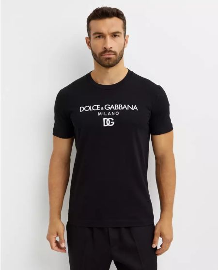 Футболка з логотипом DOLCE & GABBANA чорна