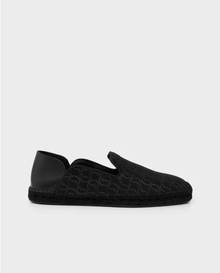 Чорні еспадрильї CHRISTIAN LOUBOUTIN Black Espadon