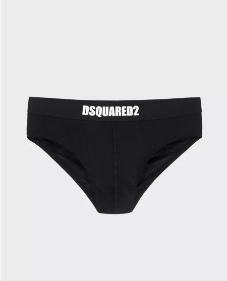 DSQUARED2 Чорні труси з логотипом