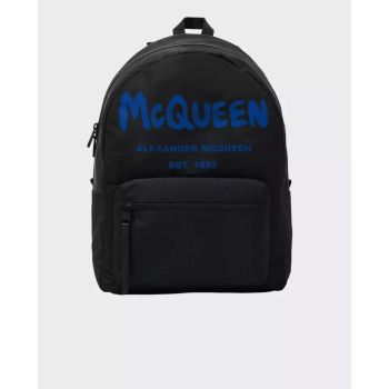 ALEXANDER MCQUEEN Черный рюкзак с логотипом размер ONE SIZE