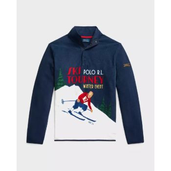 Толстовка з флісу з принтом RALPH LAUREN Skier