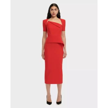 ROLAND MOURET She is Sundayплатье с асимметричным вырезом