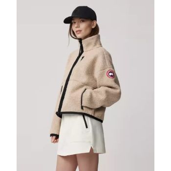 CANADA GOOSE Светло-коричневая флисовая куртка Simcoe 