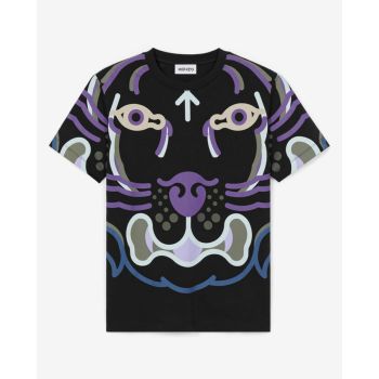 Свободная футболка KENZO с графикой K-Tiger 