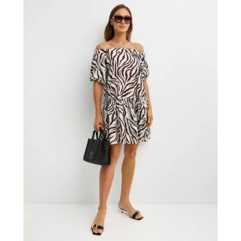 MAX MARA BEACHWEAR Платье-шпанга с зеброй Ottone 