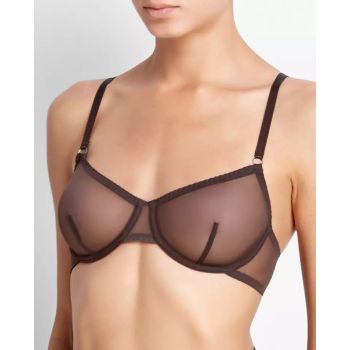 Бюстгальтер із сітки ZHILYOVA LINGERIE Brown Ocean