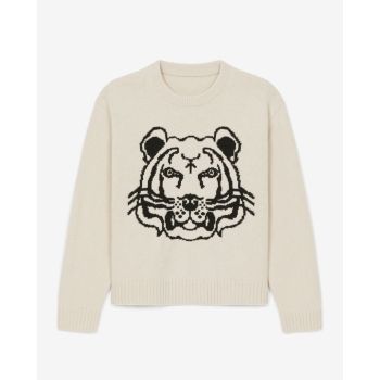 KENZO Двусторонний шерстяной джемпер K-Tiger 