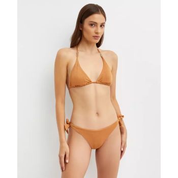 MAX MARA BEACHWEAR Оранжевый бикини-топ Alea 