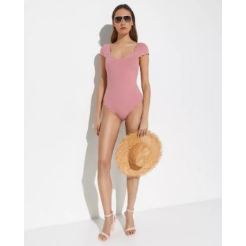 MARYSIA SWIM Розовый цельный купальник Мексика 