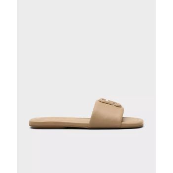 MARC JACOBS Бежеві шльопанці The J Marc Leather Sandal