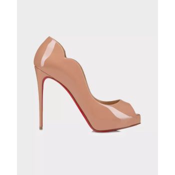 CHRISTIAN LOUBOUTIN Бежевые шпильки Hot Chick Alta