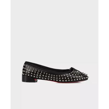 Черные балеринки Sweetie Jane с шипами от CHRISTIAN LOUBOUTIN