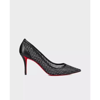 CHRISTIAN LOUBOUTIN Черные шпильки с кристаллами Apostropha