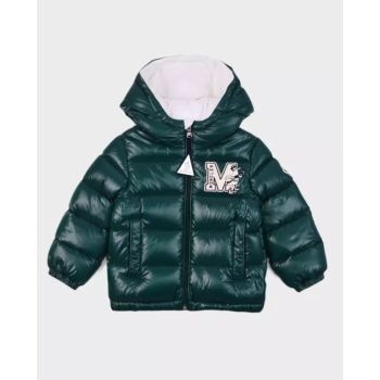 MONCLER KIDS Зелена куртка Arslan з логотипом 0-3 роки