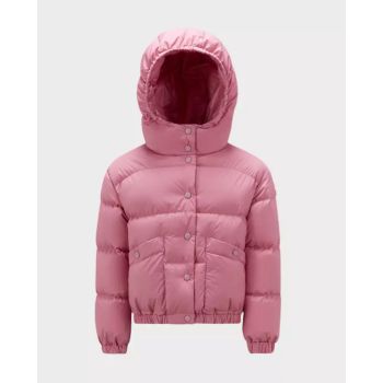 Пуховик MONCLER KIDS рожевий Ebre 4-14 років