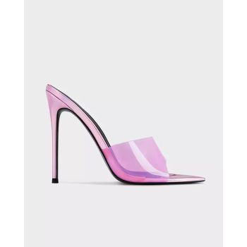 FEMME LOS ANGELES Розовые шлепанцы на шпильке Gianni Mule 