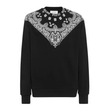 Світшот PHILIPP PLEIN Black Paisley Bandana