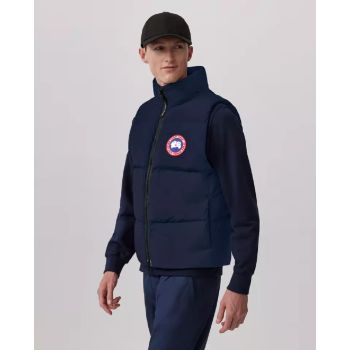 CANADA GOOSE темно-синій пуховий жилет Lawrence