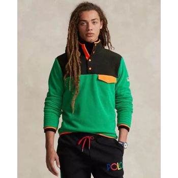 RALPH LAUREN Зеленый флис с карманом 