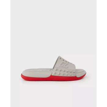 Шлепанцы CHRISTIAN LOUBOUTIN серые Take It Easy