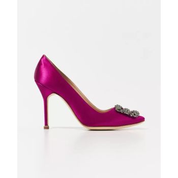 MANOLO BLAHNIK Фіолетові шпильки Hangisi 10,5 см