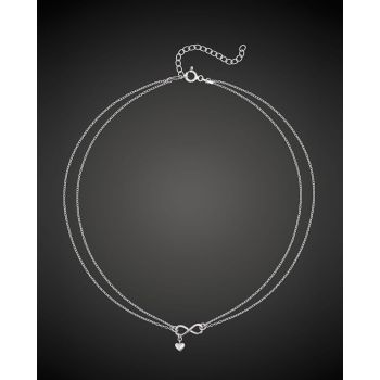 SIN BY MANNEI Silver Infinity Choker 